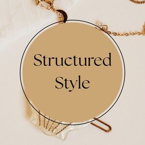 Structured Style, elegant and timeless pieces
